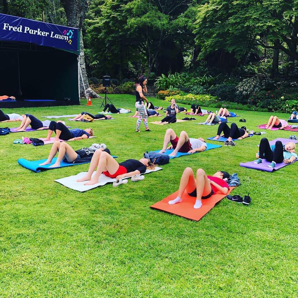 Pilates in the Park